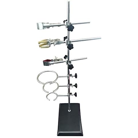 YUNRUX - Juego de 9 soportes de laboratorio (60 cm) Cover