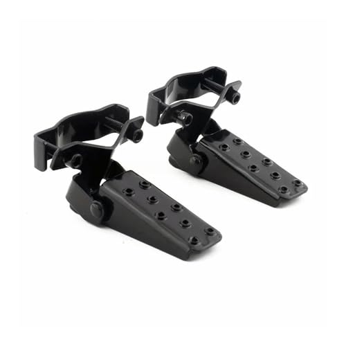 Repose-pieds pliables universels en acier pour moto et BMX à fixation par pince