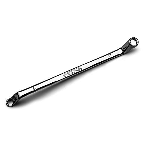 Image of Capri Tools 6 x 7 mm 75-Degree Deep Offset Double Box End Wrench