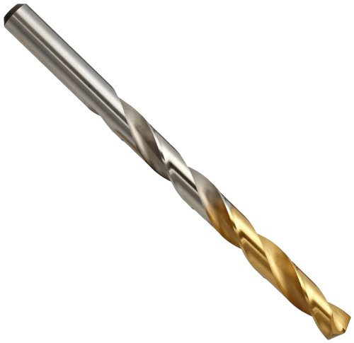 YG-1 High Speed Steel Gold-P Jobber Drill Bit, TiN Finish, Straight Shank, Slow Spiral, 135 Degree, 1.5mm Diameter x 40mm Length (Pack of 1)