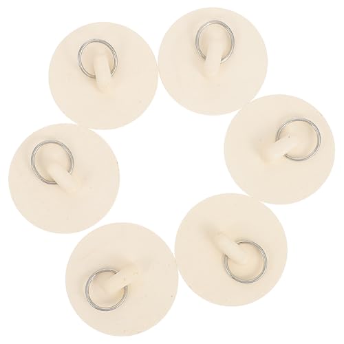 Abaodam Tapones de Goma Sellado y Seguro 6 Piezas para Fregadero y Bañera Tamaño 1 Pulgada 25-28mm, para Cocina y Baño