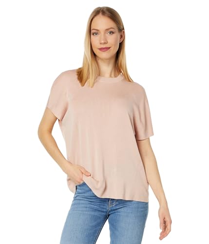 Image of Calvin Klein Womens Lightweight Crew Neck Everyday Short Sleeve Comfortable Poncho