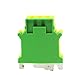 DWFSKZKV Din Rail Mount Ground Screw Terminal Block USLKG16 Electrical Wire Connectors UK16N Earth morsettiera cable 6AWG 16mm2(1pcs)