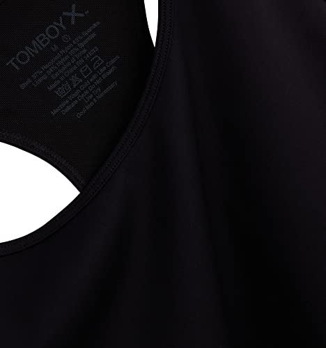 Image of TomboyX Racerback Compression Bra for Women Full Coverage Gender Inclusive Wireless Medium Support Top No Padding Sports Bras