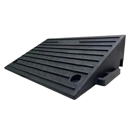 Rampa para Bordillo 15 cm Alta Negra para Garaje y Vehículos miniatura 1