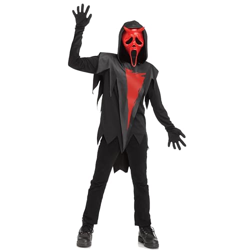 Fun World Devil Face Child Costume, Large (12-14)