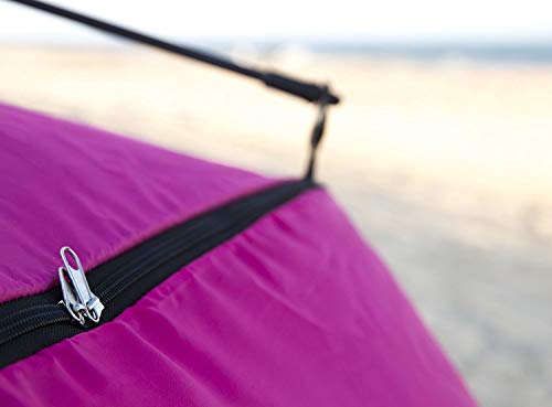 Lucky Bums Easy Up Beach Tent Sun Shade, Uv Protection, Upf 50+, 2-3 Person, Quick Assembly, Waterproof, Pink #TOP1