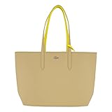Außenmaterial aus PVC Lacoste Damen Nf2142aa Einkaufstasche, Zweig, Gelb
