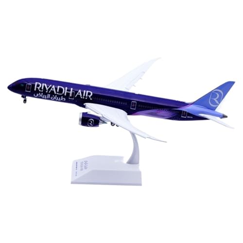 Avión Riyadh Airways 787-9 miniatura de 31cm ideal para decoración de despachos y salones