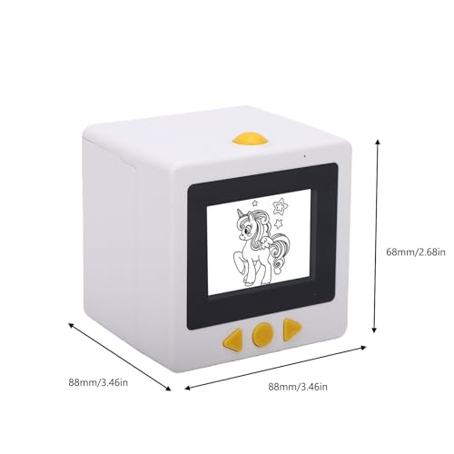 Image of Jiawu Smart AI Voice Sticker Printer, Portable Mini Thermal Printer with APP, 2 Paper Rolls & 6 Colored Pencils, 2.4in HD Screen AI Sticker Maker for Scrapbooking, Crafts, Gift