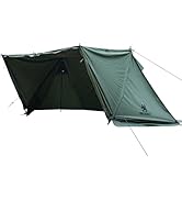 【ソロ　テント＆タープセット＆ポール、オマケ付　軍幕系グリーン　超美品】 Amazon | OneTigris ROC SHIELD パップテント TC軍幕 2人用 変形自在な