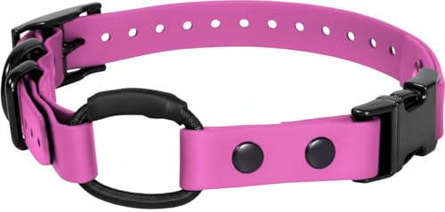 Image of 3 /4 inch e-Collar Bungee Collar Strap, Waterproof (3 /4 inch, Pink)
