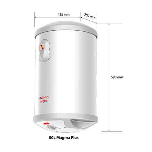 Venus Magma Plus 50Gv 50-Litre Storage Water Heater, White, 5 Stars :  Amazon.in: Health u0026 Personal Care
