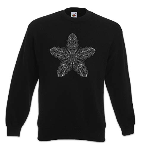 Sweatshirt Mandala II Urban Backwoods pour homme et femme en coton