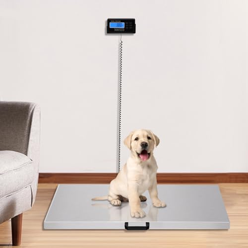 Báscula veterinaria digital para mascotas 440 lbs miniatura 2