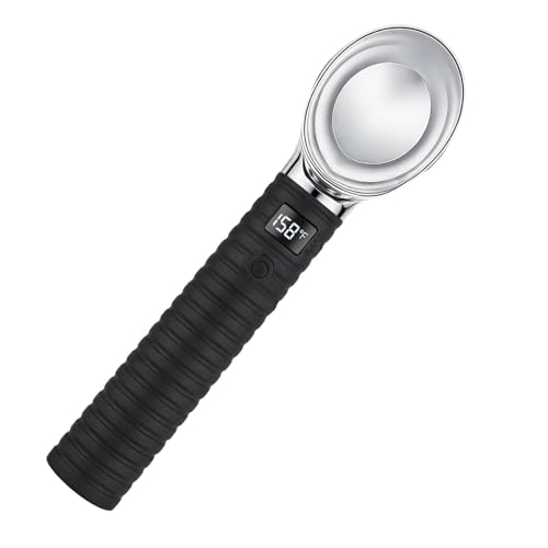 Cuchara para helado antiadherente impermeable con mango ergonómico recargable 2