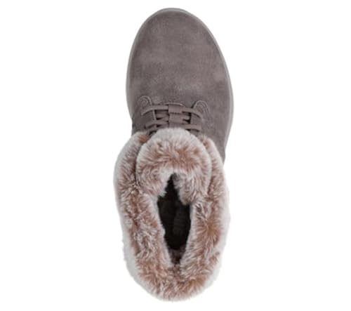 Skechers Skechers Performance SlipIns On The Go JoyCozy Charm Womens Boot 10 BM US Dark Taupe
