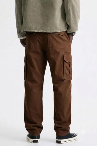 Image of Lymio Cargo for Men | Cotton Cargo Pant | Drawstring Waist Pant (Available Also Plus Size) (46-49)