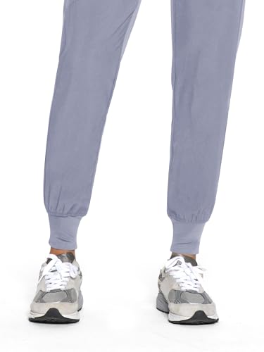 Image of COZYFIT Womens Scrub Pants - Soft Stretch Yoga Style with 5 Pockets, Slim Fit Jogger Scrubs Pants for Women