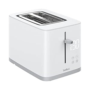 Tefal Sense TT6931 broodrooster met digitaal scherm, 4 speciale functies met aanraaktoetsen: stop/opwarmen/ontdooien/bruiningsgraad, Extra hoge lift, Uitneembare kruimellade, 2 sleuven