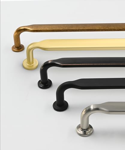 Tiradores de bronce aceitado de 192 mm para muebles, alacenas de cocina y cajones 7
