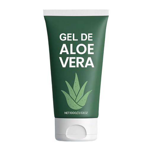 Gel calmante | Crema hidratante natural calmante, 100 g, gel facial puro para base de maquillaje, para piel seca y sensible, hombres y mujeres, maquillaje diario, viajes, afeitado al aire libre