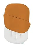 Snuggle Me Organic Lounger + Cover Bundle | Baby Lounger & Infant Floor Seat | Newborn Essentials | Organic Cotton, Fiberfill | Ember