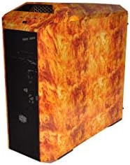 Mo-Co-So Custom Hydro Dipped MasterCase Pro 5 Mid-Tower Case (Orange Flames)