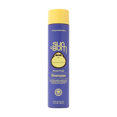 Sun Bum Blonde Purple Shampoo - Cleanses and Prevents Dryness ...