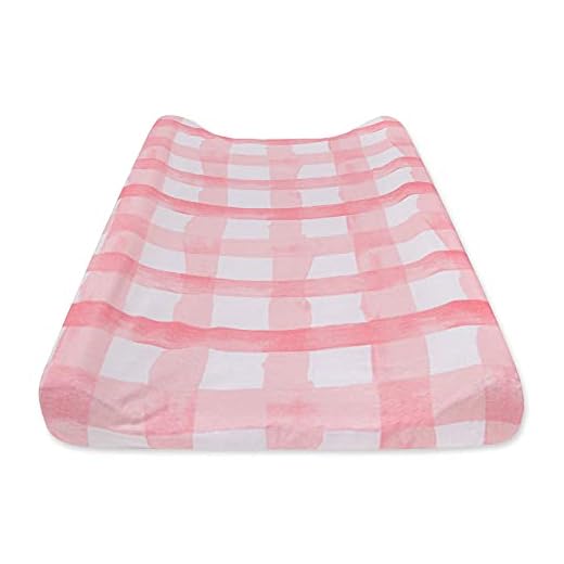Burt's Bees Baby - Changing Pad Cover, 100% Organic Cotton Changing Pad Liner for Standard 16" x 32" Baby Changing Mats