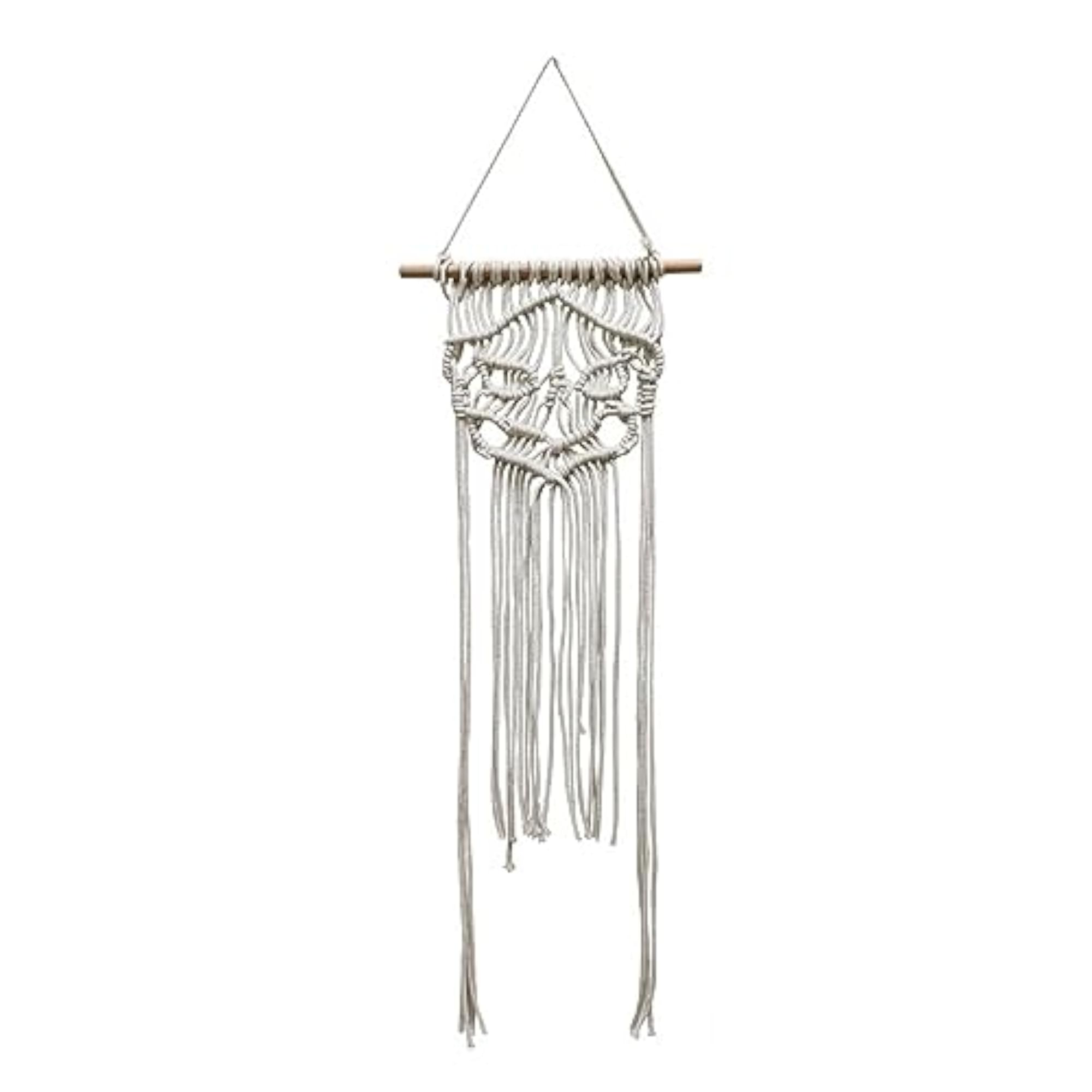 Hand Woven Tapestry Macrame Wall Hanging, Boho Decor