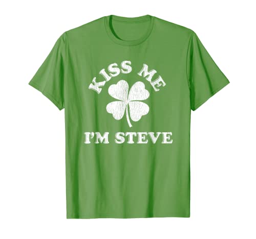Camicia Kiss Me I'm Steve Maglietta