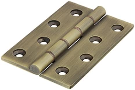 TIMCO Double Phosphor Bronze Washered Hinges - Solid Brass - Antique Brass