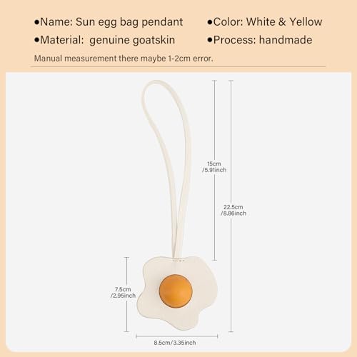 Image of Leather Keychain,Purse Charms,Bag Charms for Handbags,Interesting Stylish Simulated Food Leather Bag Charm
