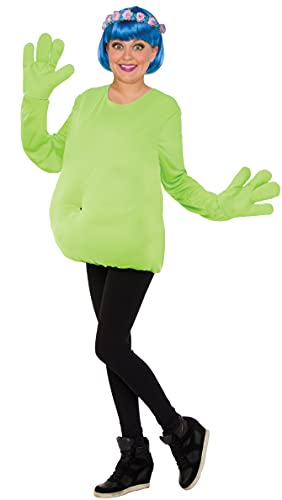 Costume adulte ventre chemise dessin anime vert panoplie de fete drole et originale