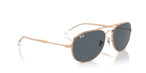 Ray-Ban RB3735 Bain Bridge Sunglasses, Rose Gold/Blue, 60 mm - image 3