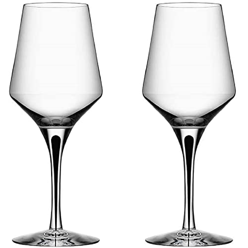 Orrefors Metropol White Wine Glass (Set of 2), Clear