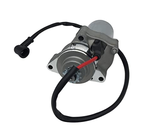 Image of 3 Bolt Starter Motor with Line for 50cc 70 cc 90cc 100 cc 110cc 125 cc Dirt Bikes Go Karts ATV Pit Bike Dune Buggy Sandrail Quad 4 Wheelers SSR Roketa Taotao Coolster Jonway SunL