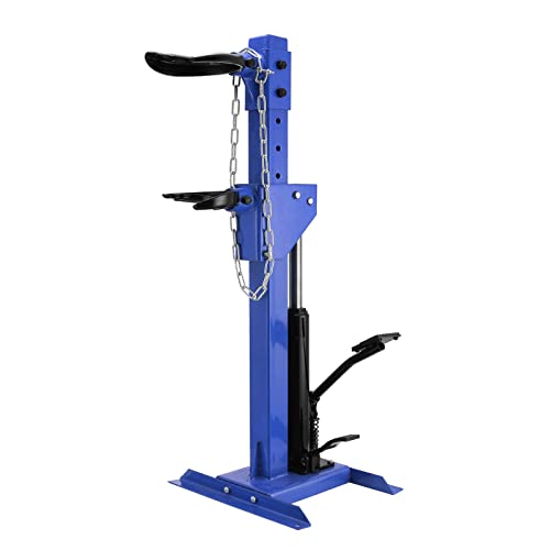 FlowerW - Compresor de resortes de bobina de amortiguación automática para compresor de resortes hidráulicos, capacidad de 1000 kg, color azul Cover