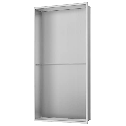 PULSE ShowerSpas NI-1224V-SSB Niche in Brushed Stainless Steel