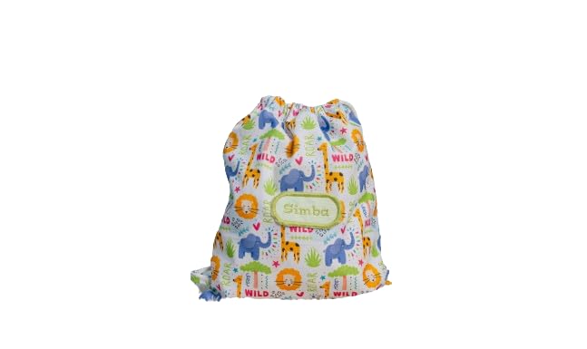 The Plush Organizers/Storage Pouches | Durable Quilted Fabric | Hasile Free Washable | Colorful & Playful Prints (Rucksack Bag)-picture-27
