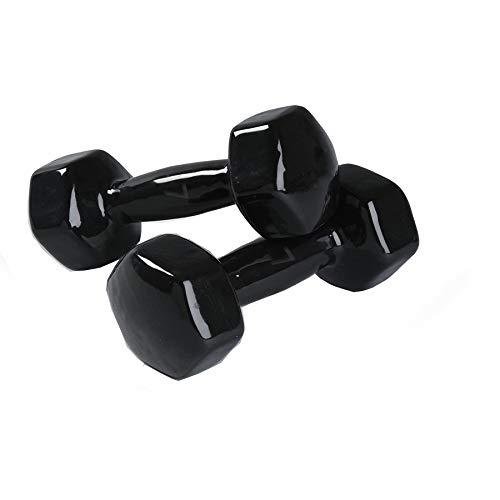 Par Halter Sextavado Emborrachado 7kg Bravus Sport