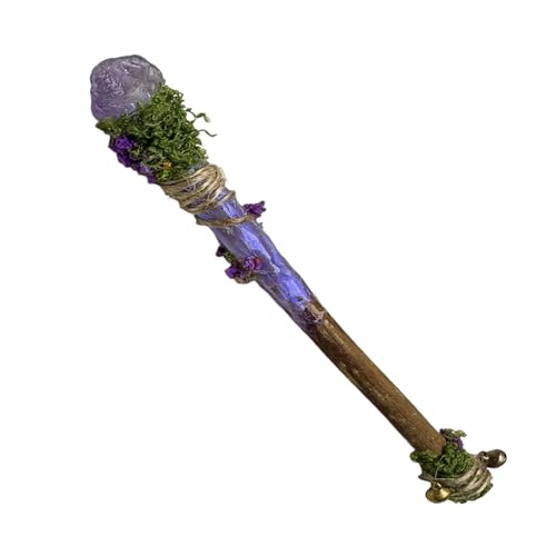 Genérico Varitas de para Adultos - Decoración de Altar - Varitas de Wiccanas,para Buscadores Espirituales, Paganos, Wiccanos, Meditadores, Meditación, Adivinación, Salón, Dormitorio, Velador