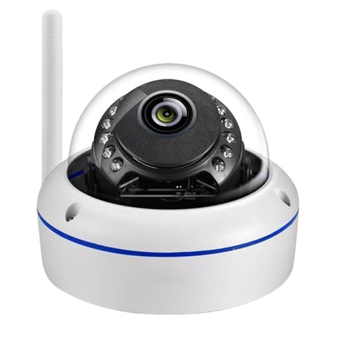 BINGNU Telecamere di sicurezza, Telecamera IP di sicurezza Wi-Fi Tuya Smart Life da 5 MP, impermeabile, wireless, con rilevamento umano, videosorveglianza CCTV per la casa(5MP NO SD Card)