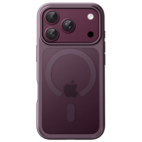 Image of JETech Magnetic Matte Cover Case for iPhone New Pro, Dark Cherry