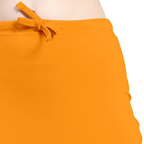 Image of Amazon Brand - Anarva Women Cotton Blended Saree Shapewear Regular Petticoat Skirt For Saree