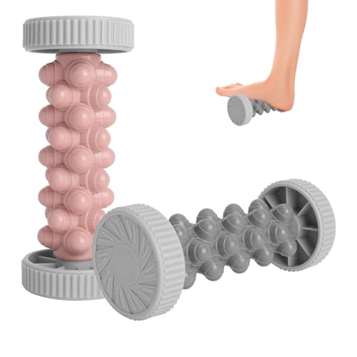2 PCS Rodillo para Masaje de Pies, Rodillo Masaje para Fascitis Plantar, Set Rodillo Masajeador Pies para Fascitis Plantar, Rodillo de Masaje de Pies, Bolas de Masaje para Fascitis Plantar, Músculo