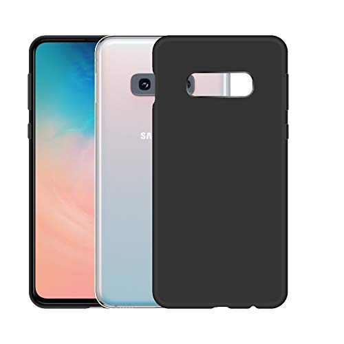 Image of Case Creation Luxurious OG Series for Samsung Galaxy S10e Case Cover,Anti-Dirty Slim Case Frosted Matte Cute Candy TPU Raised Bezel (Splash of Color) Back Cover for Samsung S10e -Black