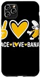 Banana Allegra Peace Love Cartoon Umorismo