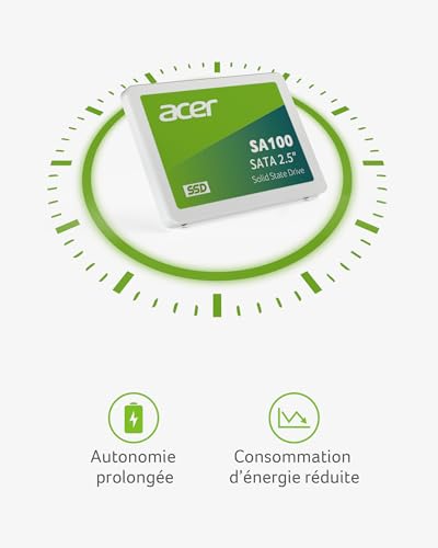 Disque dur ACER SA100 960 Go SSD Garantie - vue 6